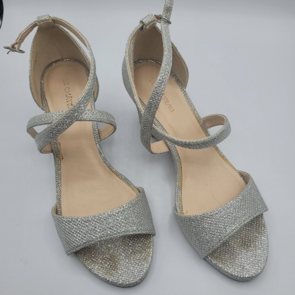 Le chateu silver dress shoes